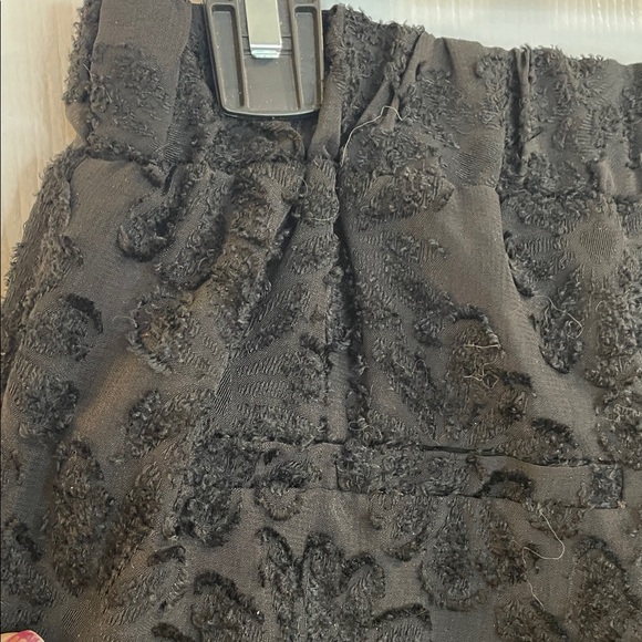 ZARA BLACK VELVET SEMI LINED FLORAL LACE BALLOON DRAWSTRING JOGGERS PANTS SZ MED - Picture 11 of 14